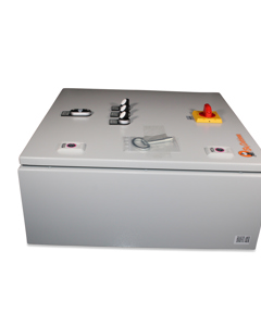 Control cabinet f/3cable winches 1.10kW 400V key button ope.